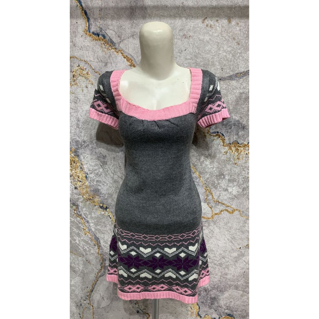 rajut tunik motif