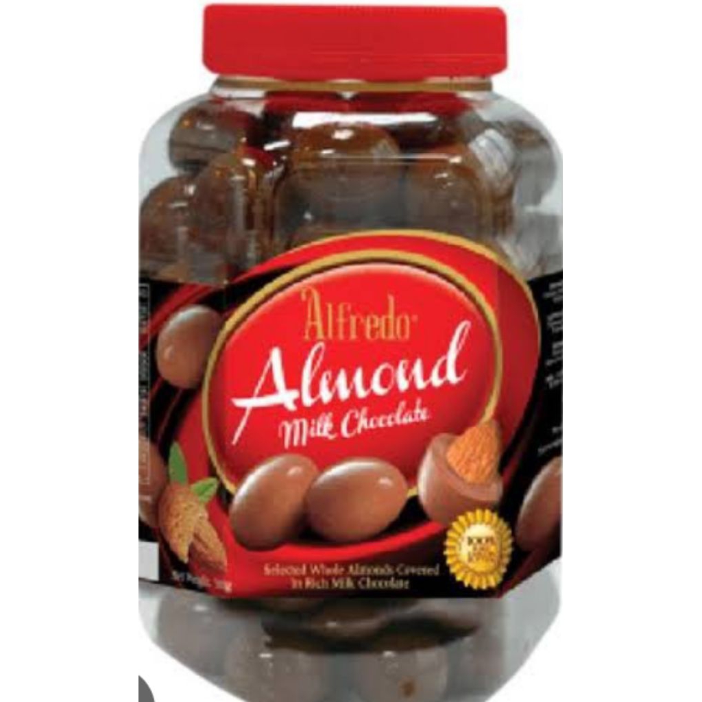Coklat Alfredo Milk Almond 450g