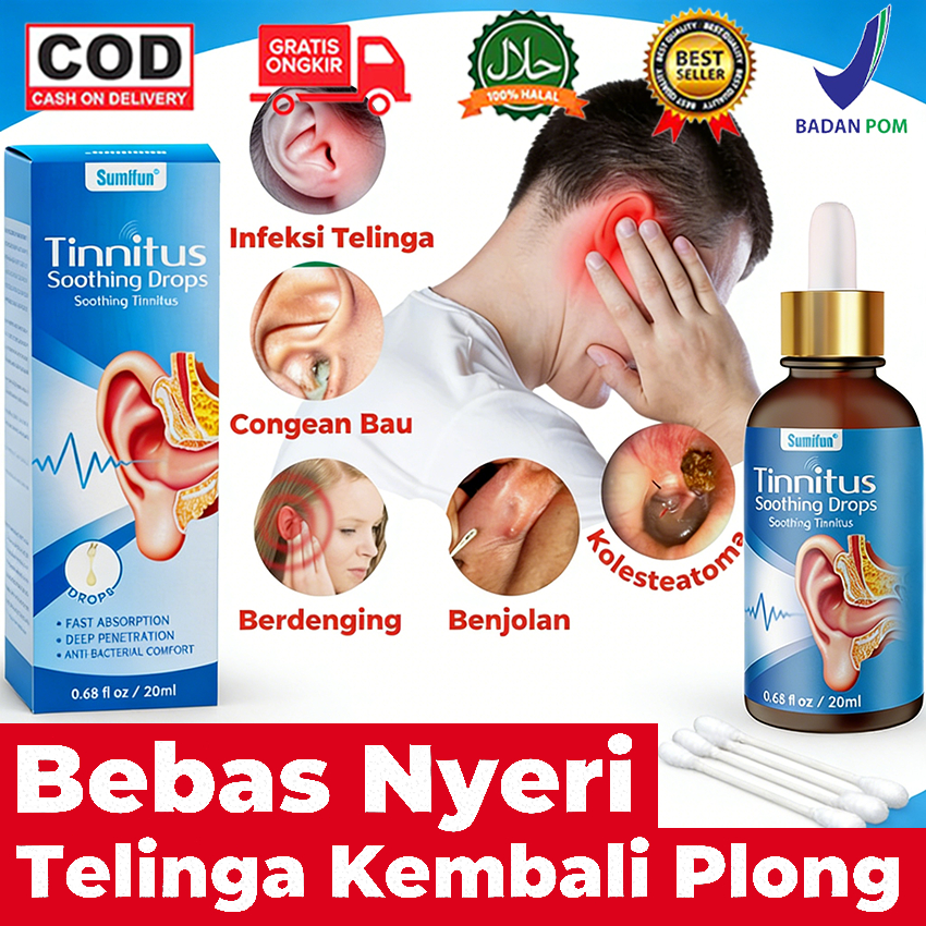 Obat Tetes Telinga Radang Telinga Infeksi Telinga Pendengaran Meredam Obat Telinga Bernanah Obat Tel