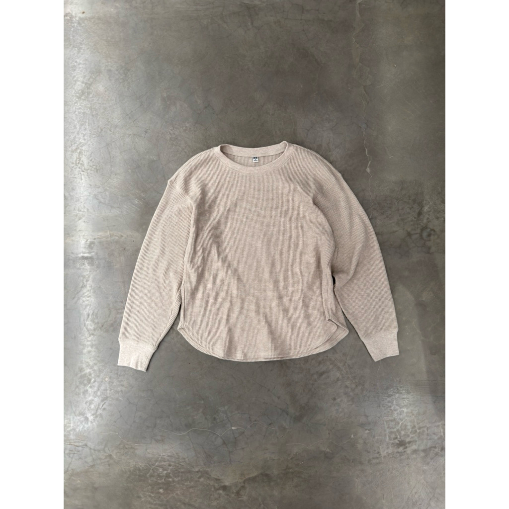 UNIQLO Waffle Long Sleeve Tshirt M