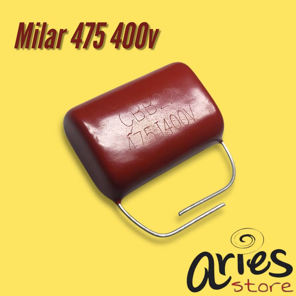 CAPASITOR MILAR 475 400V  CAPASITOR MESIN LAS