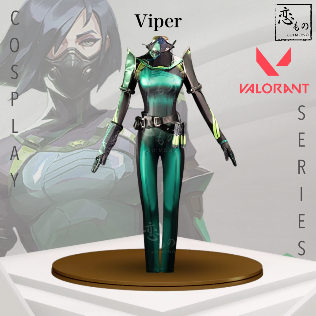 [Ready Stock] KOIMONO Viper Valorant Costume Cosplay Set