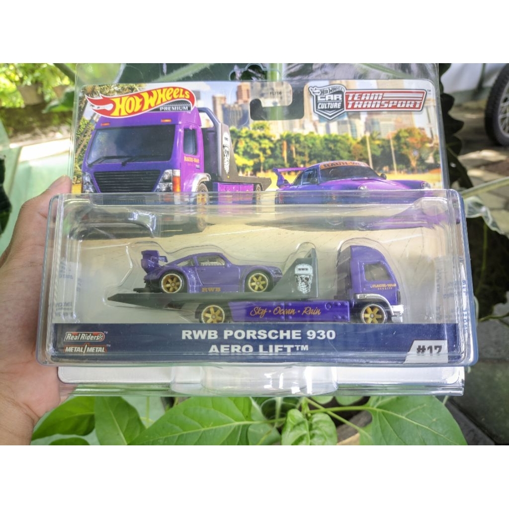 HW Hotwheels Hotwheel RWB Porsche Ungu Purple TT Team Transport
