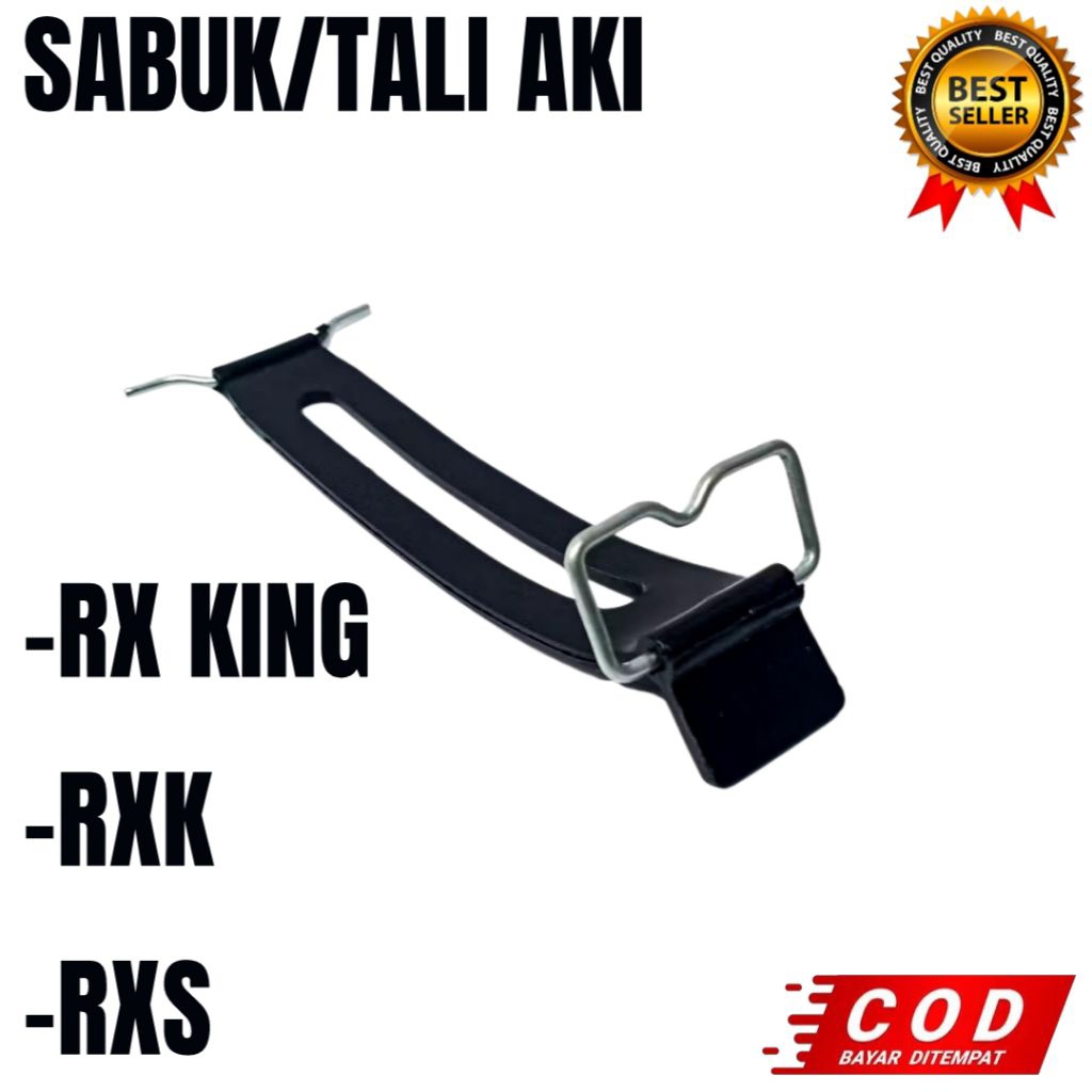 KARET SABUK AKI RX KING.KARET TALI ACCU RX KING. PENGIKAT AKI MOTOR RX RXS/RX