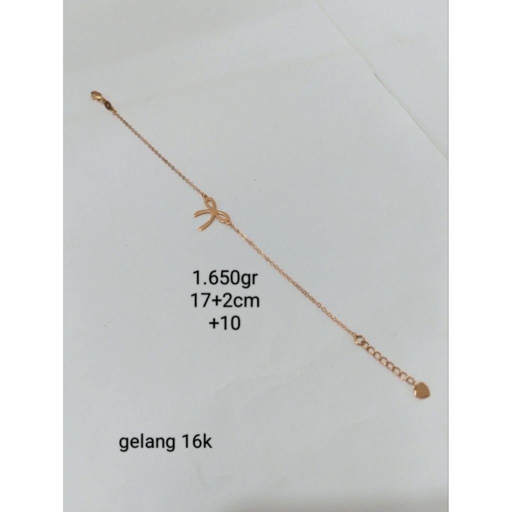 gelang emas 16 karat