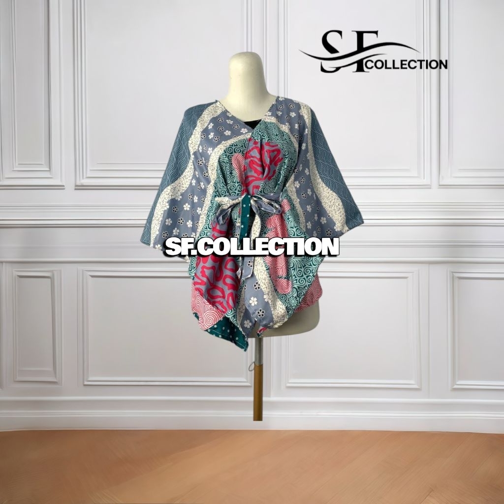 outer pita batik atasan batik modern motif batik terbaru