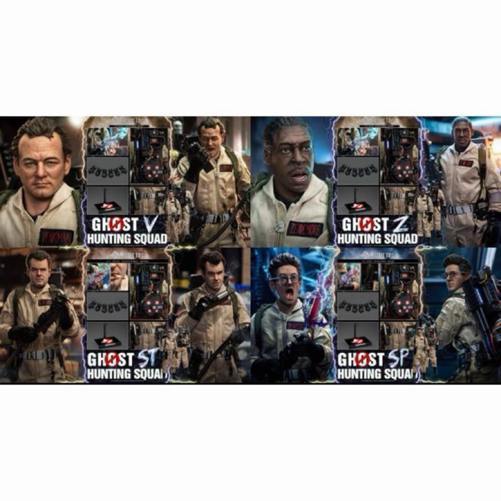 PRESENT TOYS 1/6 Ghost Hunting Squad (Set Of 4)