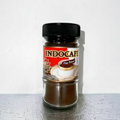 Kopi Indocafe Fine Blend Jar 100 GR Botol Kaca