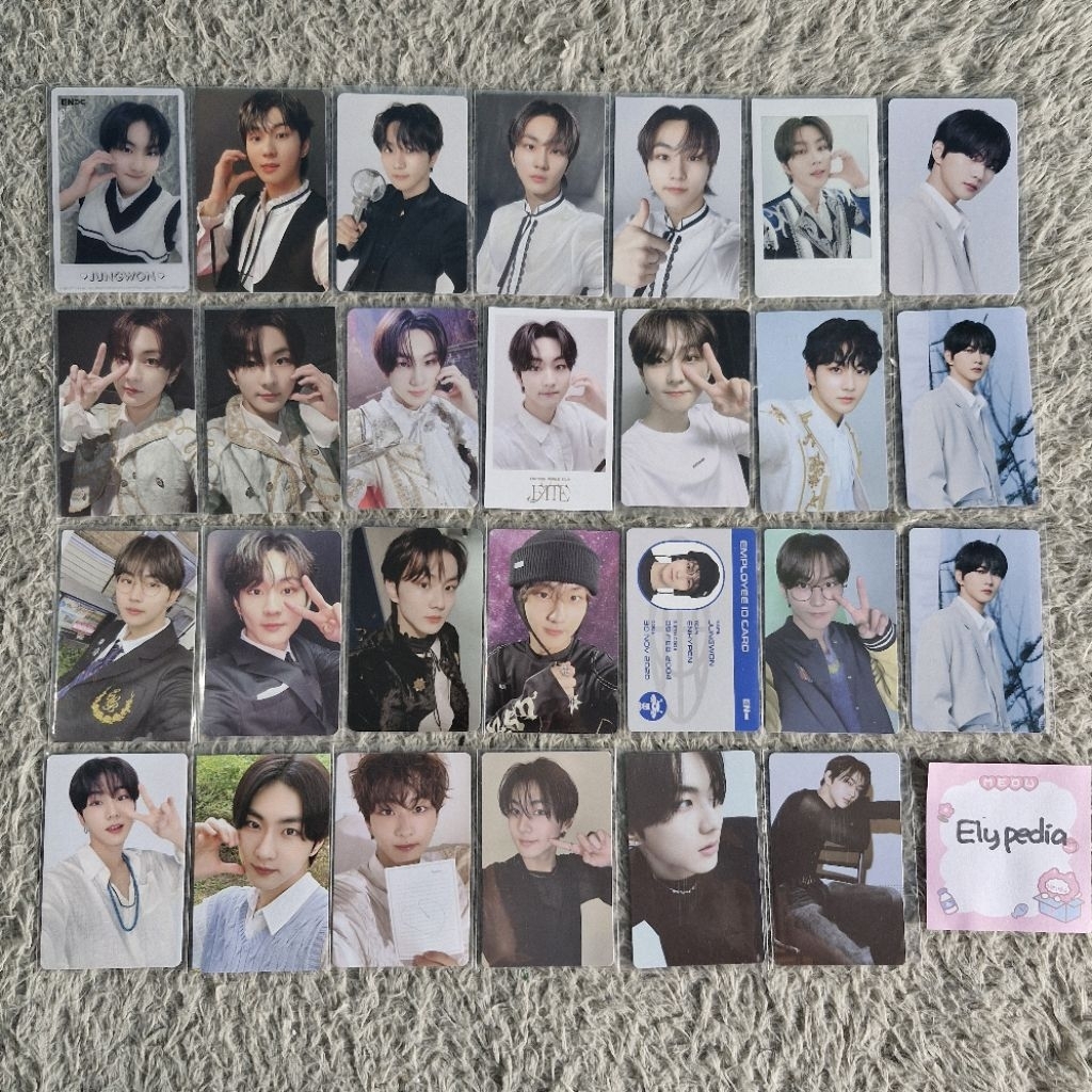 [READY] ENHYPEN Jungwon Official Photocards (Part 3: PC Merchandise) UNSEEN Offline Exhibition DICON