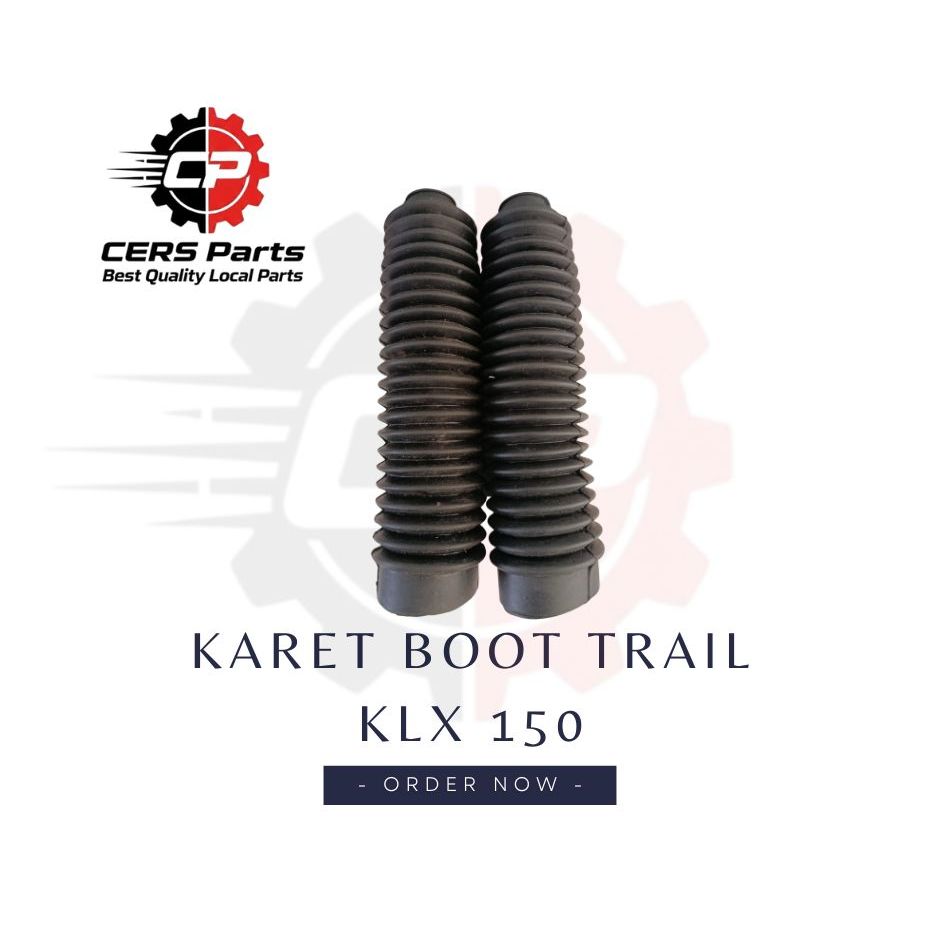Karet Boot Trail KLX 150 / Karet Pelindung Shock depan KLX 150