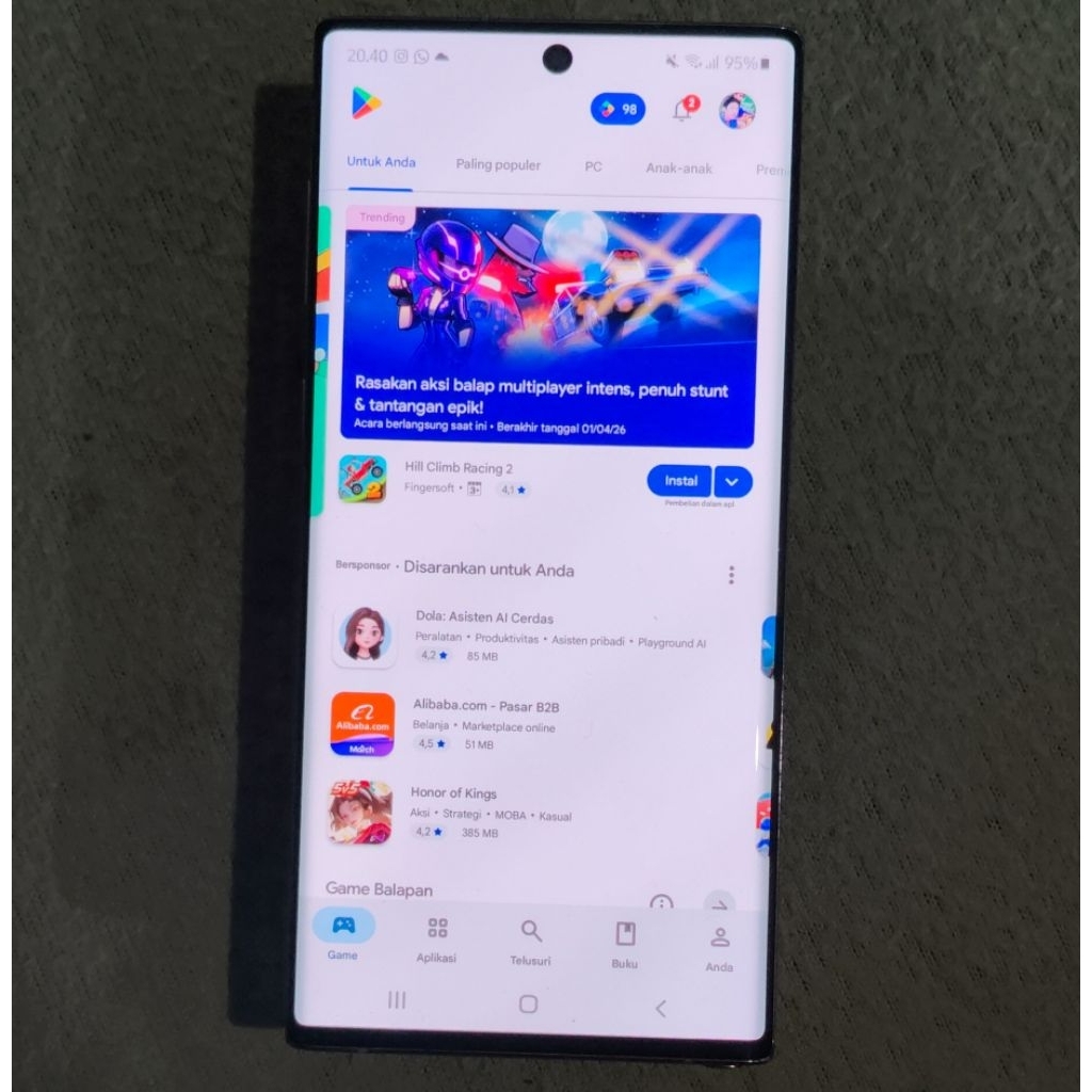 Samsung note 10 5G 12/256 GB