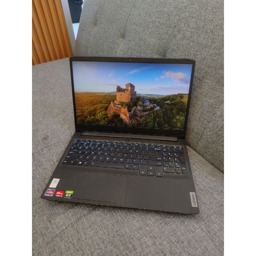 LENOVO IDEAPAD GAMING | AMD RYZEN 7 5800H | RAM 16GB| SSD  512GB | RTX 3050 | LAYAR 15 INCH