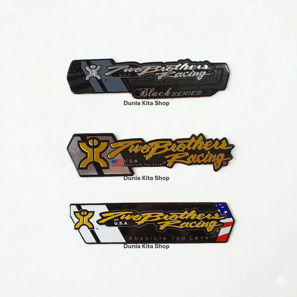 Stiker Emblem EmbossTwo Brothers