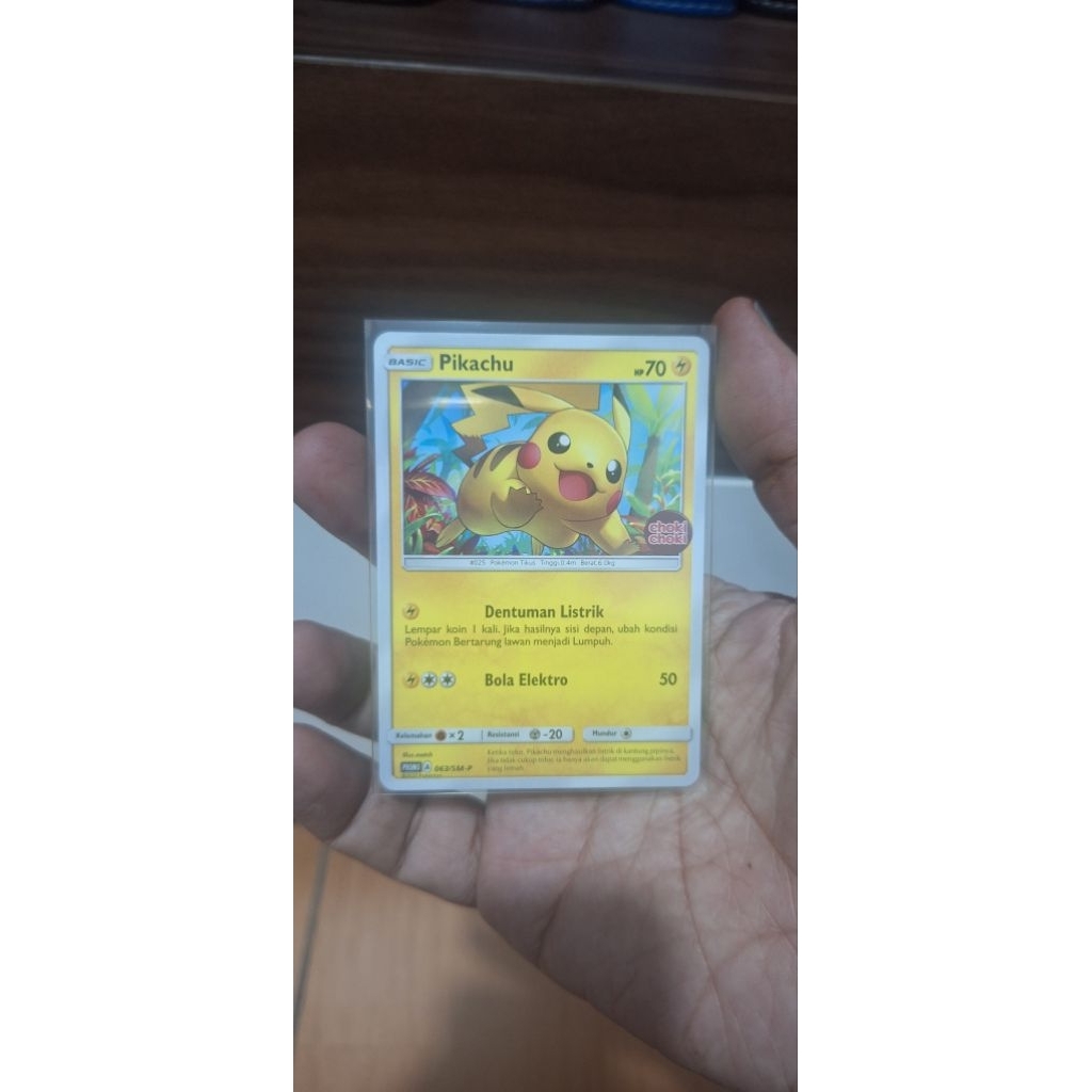 TCG POKEMON KARTU KOLEKSI PIKACHU CHOKI2
