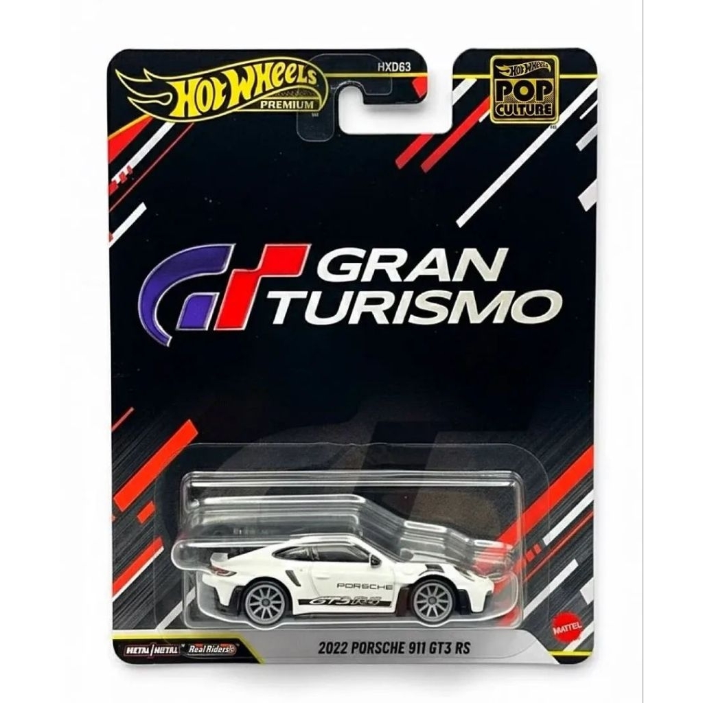 HOT WHEELS PREMIUM 2022 Porsche 911 GT3 RS - White