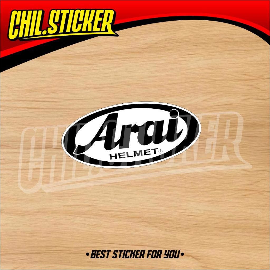STIKER ARAI sticker helmet arai helm arai