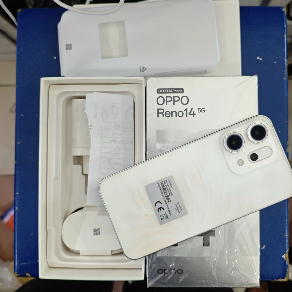Reno 14 5g ram 12/256 second fullset original garansi panjang termurah