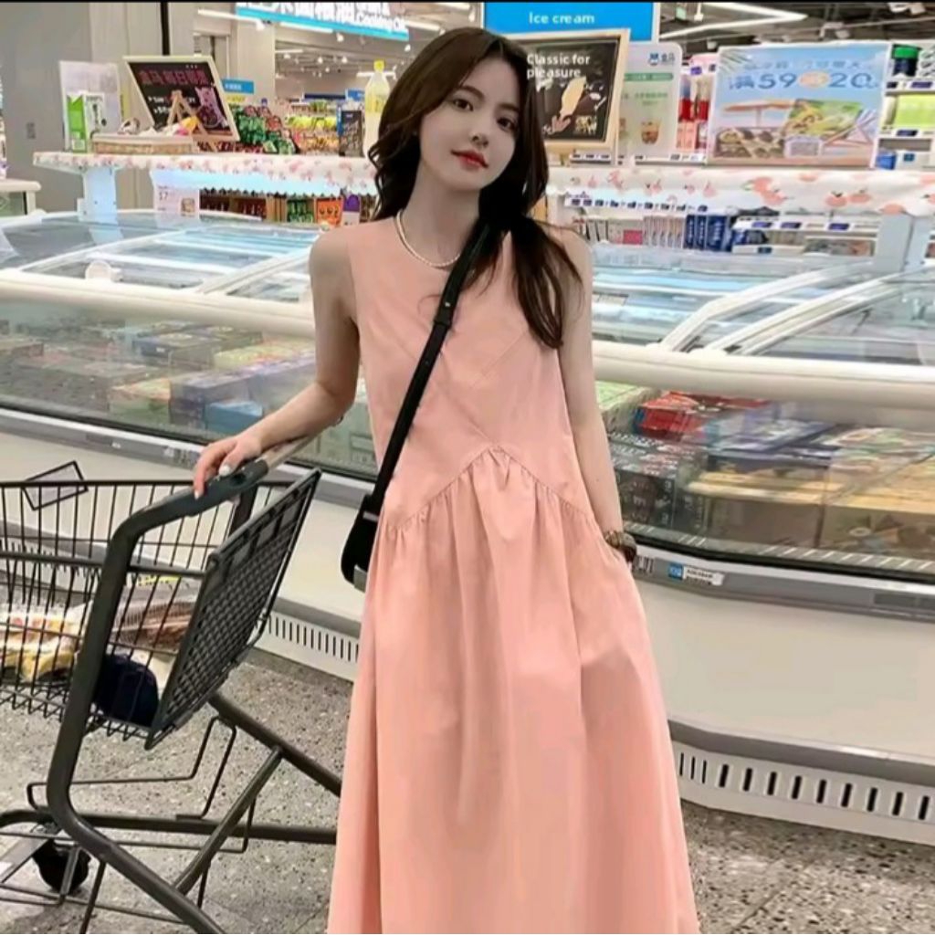 Dress Overall Dzakiyya Korean Style