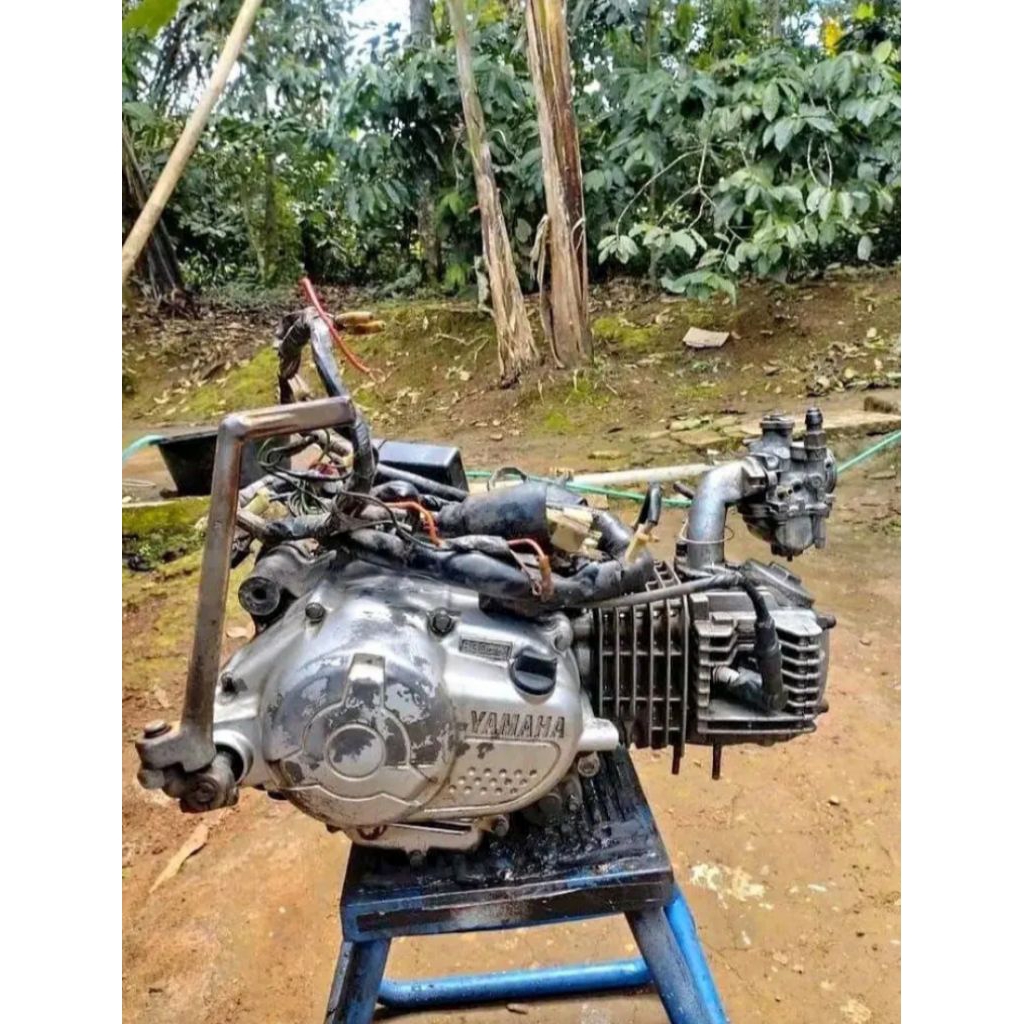 Mesin 1 bendel siap naik rangka motor Yamaha Jupiter Z Vega R New original copotan