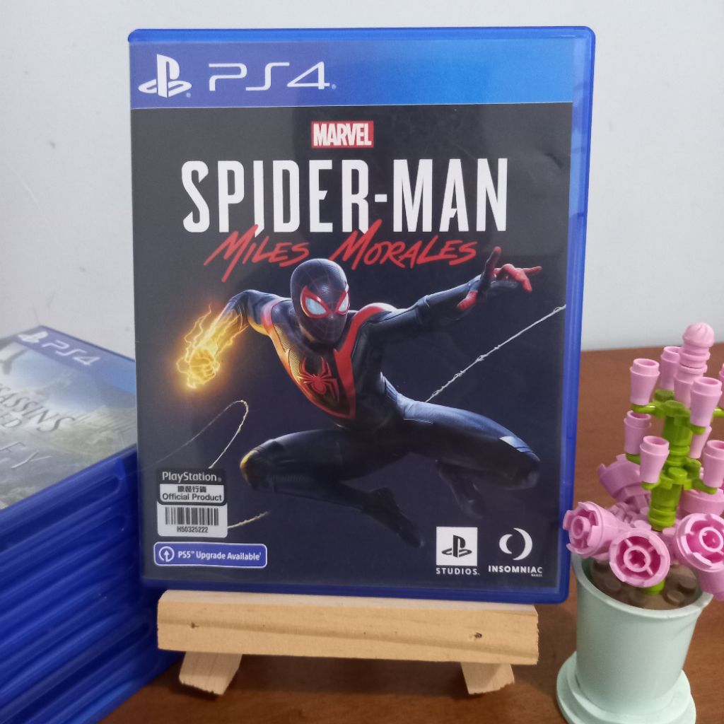 BD Kaset PS4 Marvel Spiderman Miles Morales - Second/Bekas