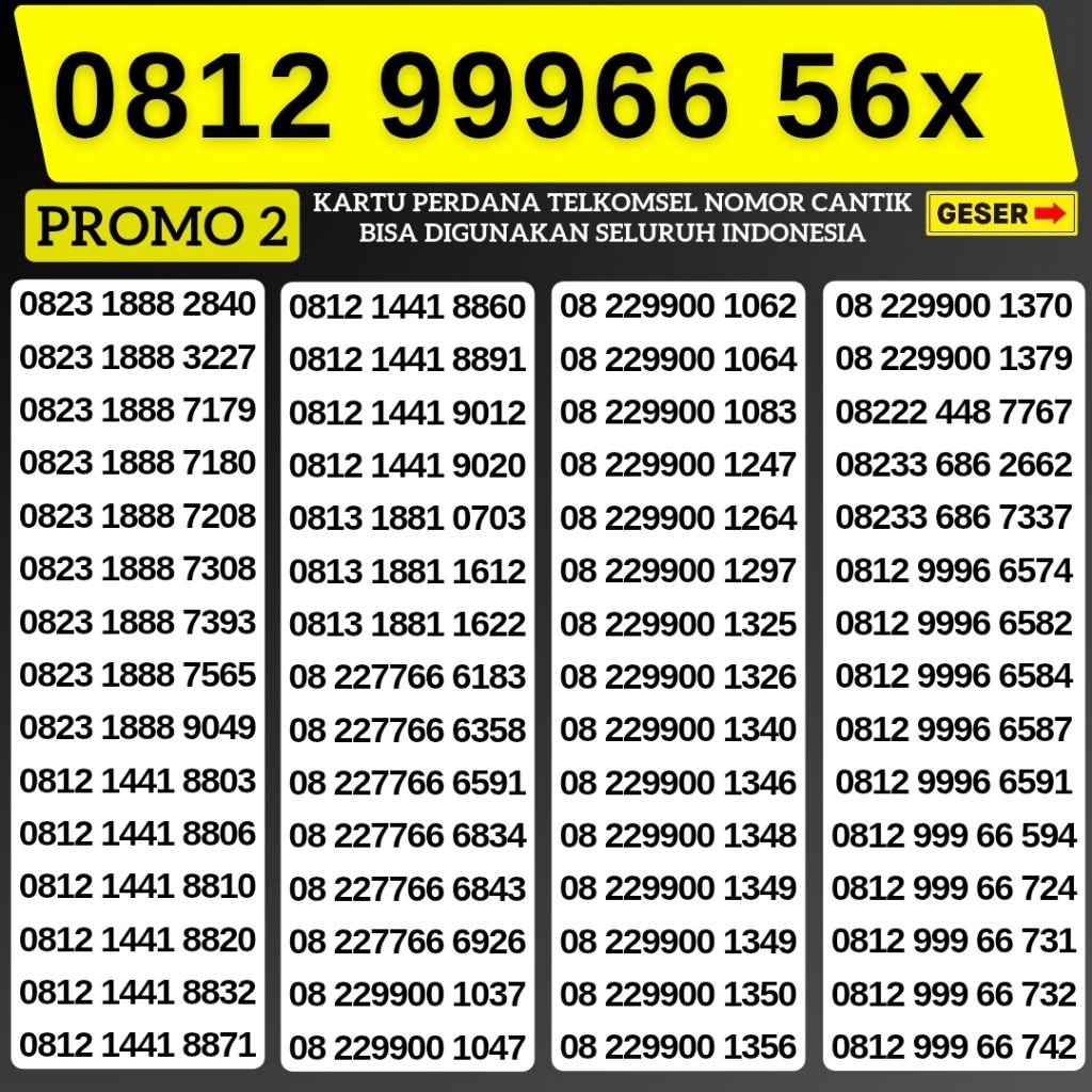 Nomor Cantik Telkomsel Triple 999 666 Kartu Perdana Telkomsel Tsel Red Telkomsel 5g Telkomsel 10 dig