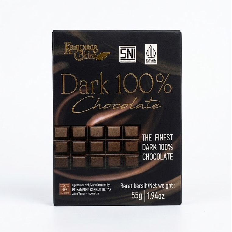 Dark Coklat 100% Premium – Coklat Pahit Sehat Tanpa Gula | Coklat Hitam Asli