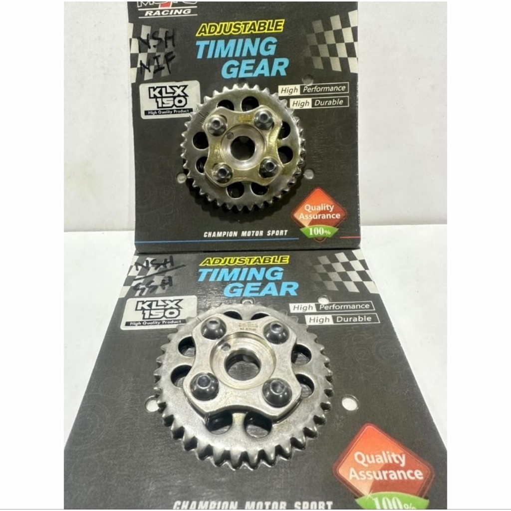 Gigi sentrik klx 150 d’traker 150 timing gear geser moto 1 racing high quality motorcycle garansi 10