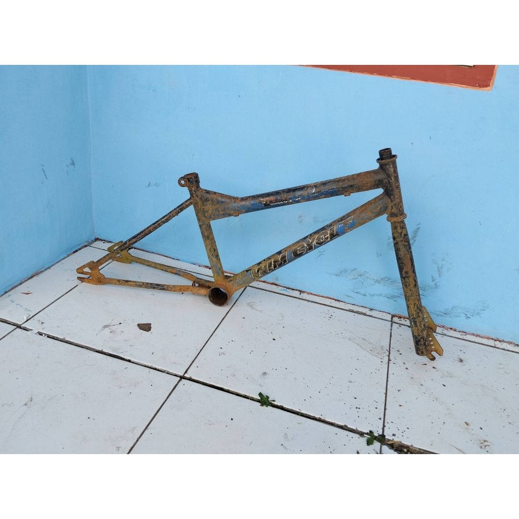 FRAME FORK SEPEDA BMX 20 WIMCYCLE JADUL ORIGINAL ANTIK