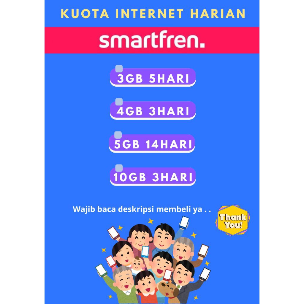 KUOTA INTERNET HARIAN SMARTFREN
