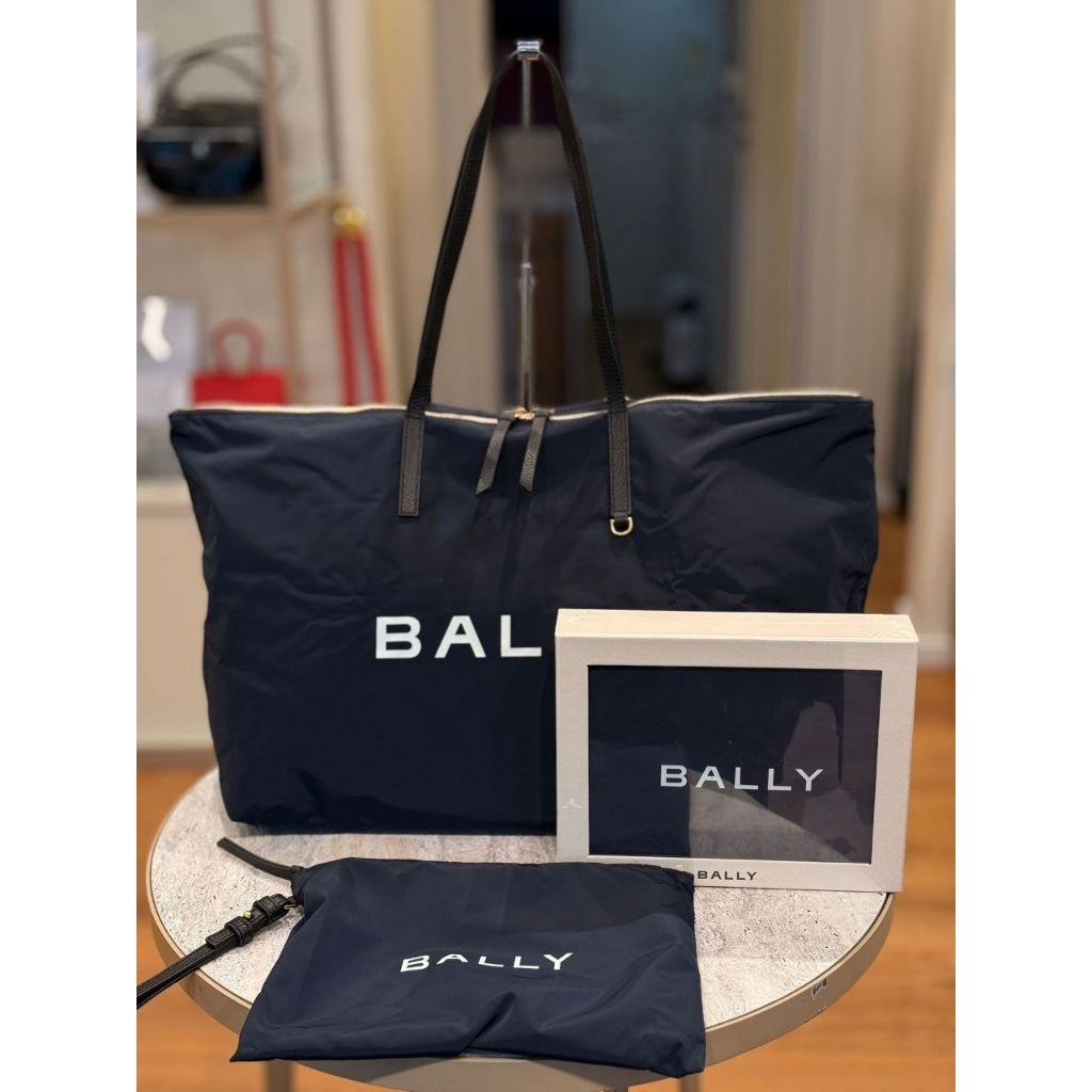 Bally travel bag nylon Navy