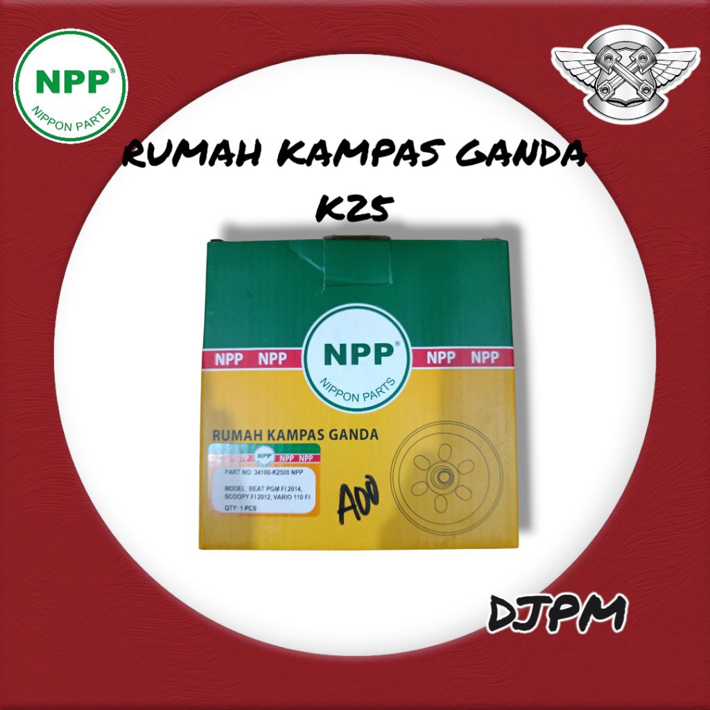 Rumah kampas ganda NPP Honda K25 Beat FI 2014 scoopy Fi 2012 Vario110 Fi