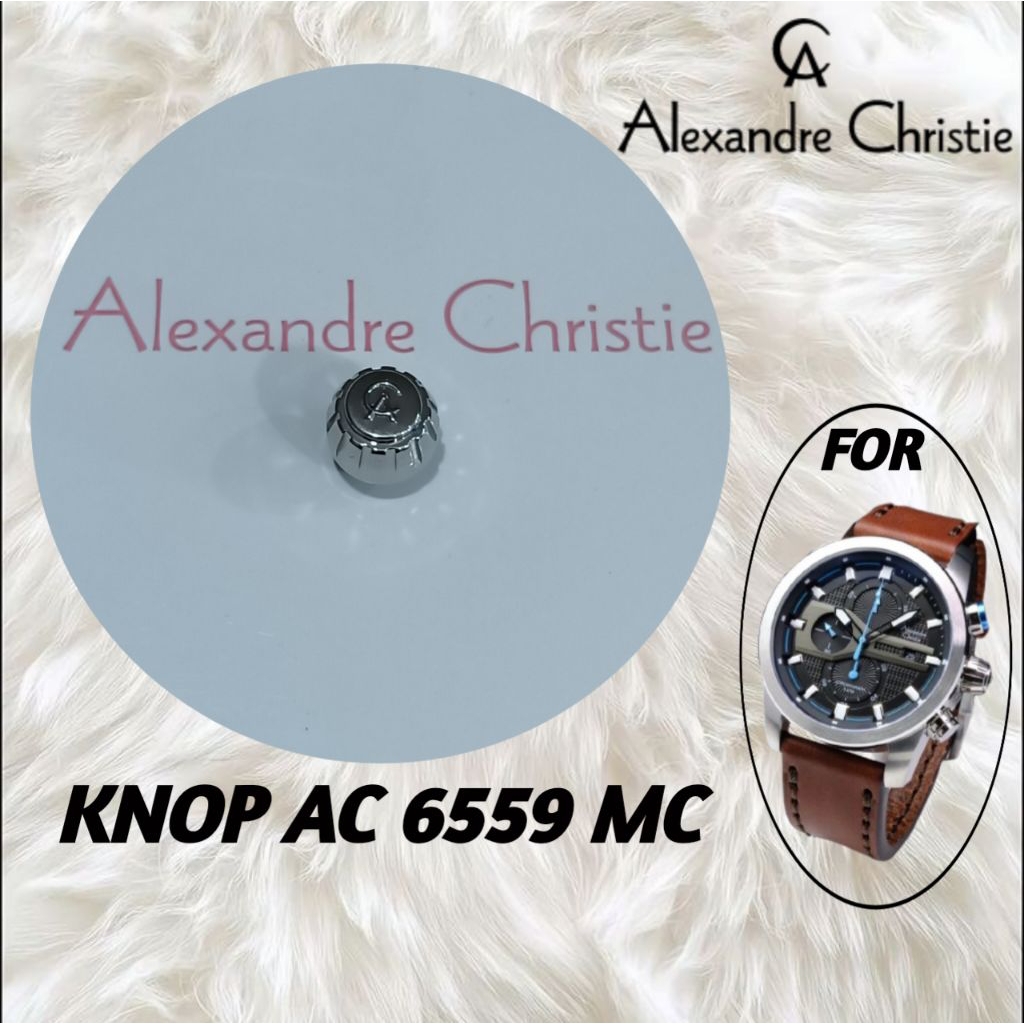 Knop / crown Alexandre Christie original 6559 MC