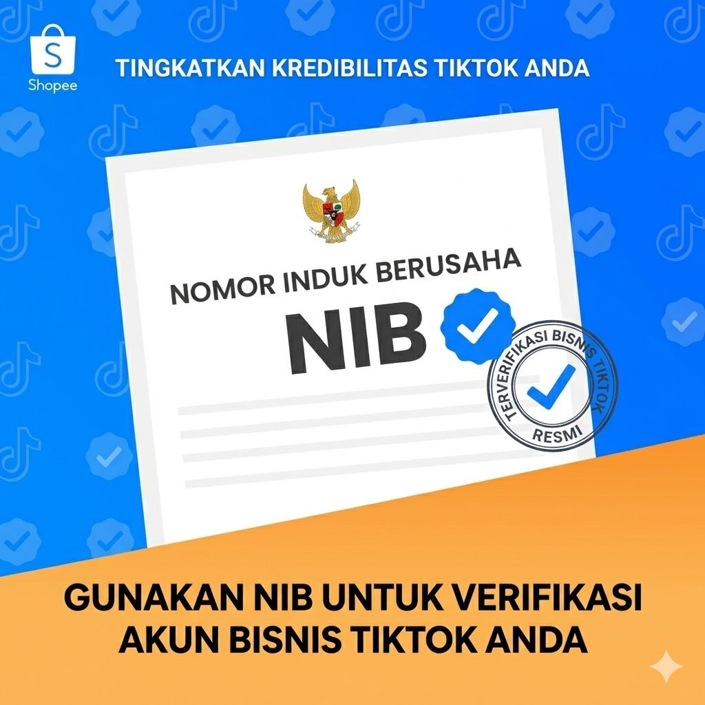NIB Untuk Verifikasi Akun Bisnis Toktok