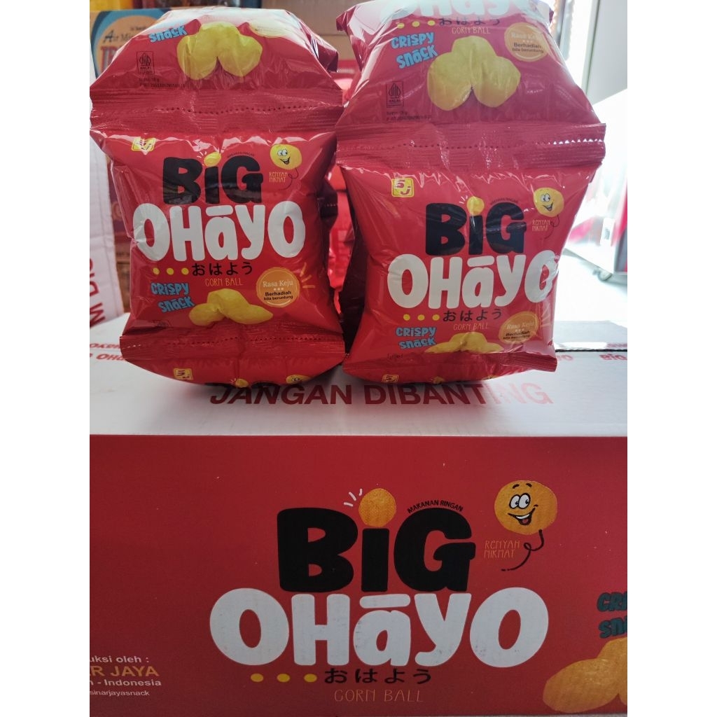 Big Ohayo Snack Corn Ball Berhadiah Uang Tunai Bila Beruntung