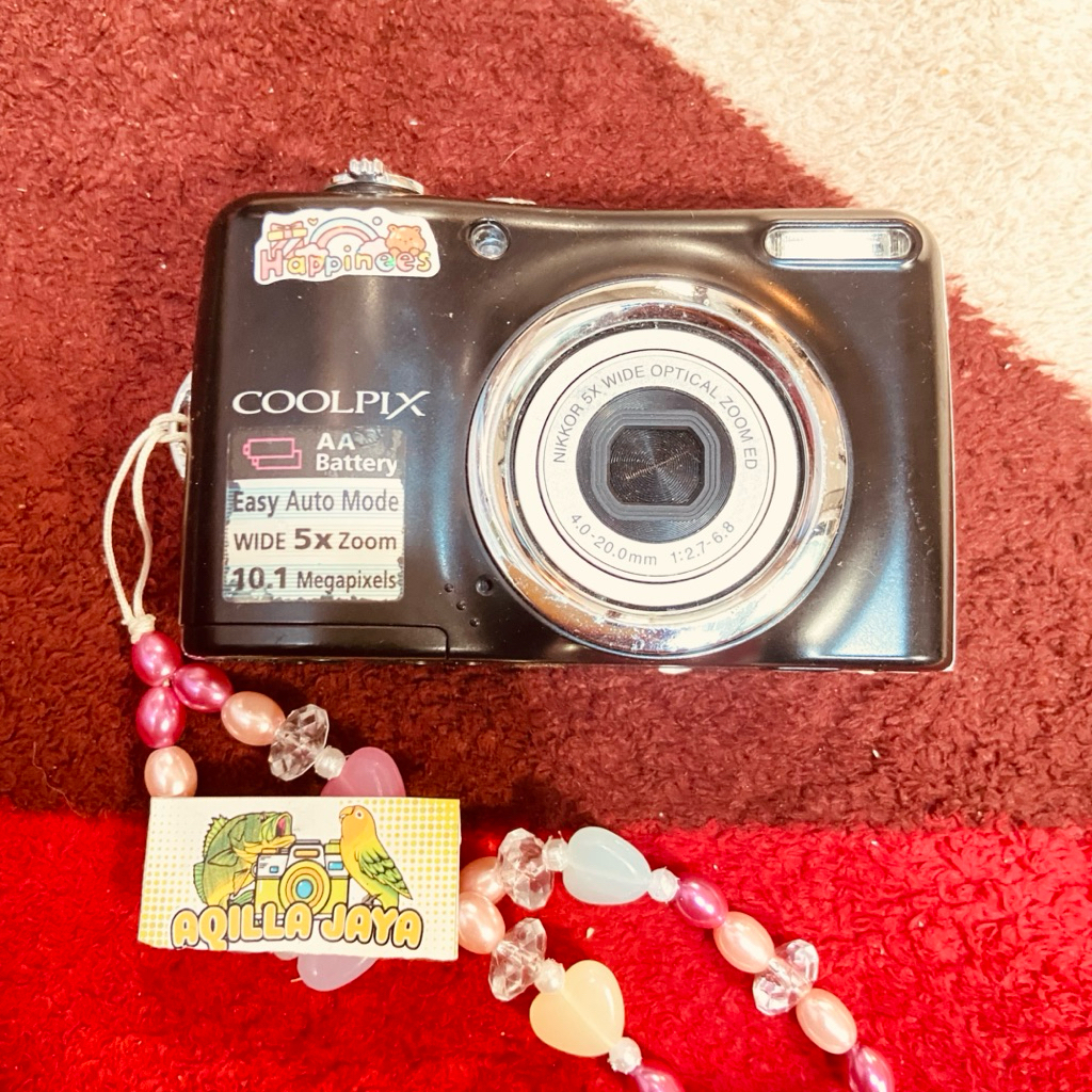 KAMERA DIGICAM NIKON COOLPIX L23 HITAM NORMAL SECOND GARANSI