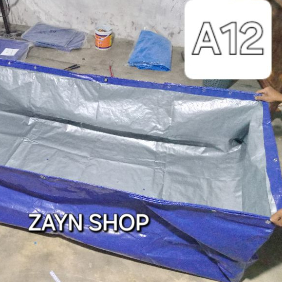 Terpal kolam ikan A12 kolam terpal budidaya