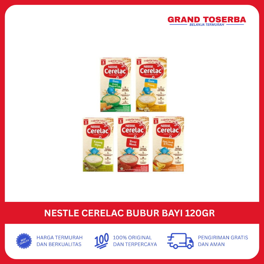 Nestle Cerelac Bubur Bayi 120gr