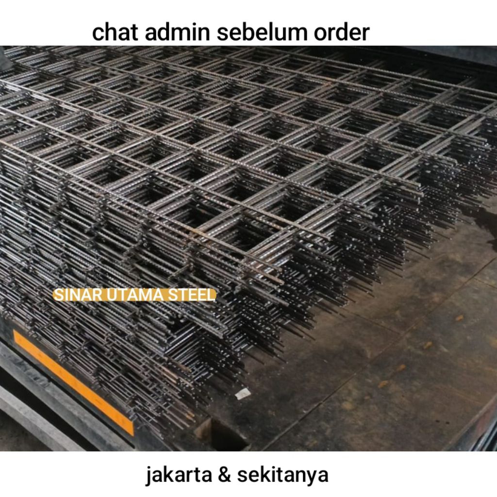 Besi wiremesh M6 SNI / Besi Kotak Wermes M6 SNI / WIREMESH COR / Besi Wermes M6
