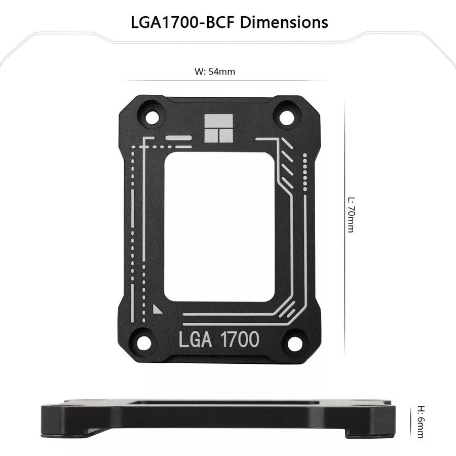 Thermalright LGA 1700-BCF  Black V2 CPU Bending Corrector Frame LGA1700