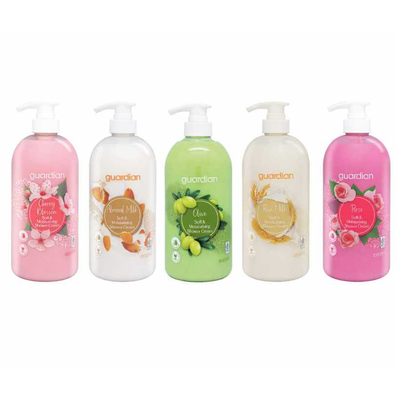 Guardian Pump Shower Gel Body Wash 1000 ML | Guardian Shower Gel Refreshing New Formula | Sabun Mand