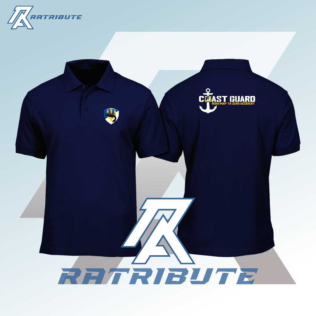 BAJU KERAH KAOS POLO SHIRT DISHUB COAST GUARD KPLP DITJEN HUBLA ATASAN PRIA WANITA ADEM LEMBUT