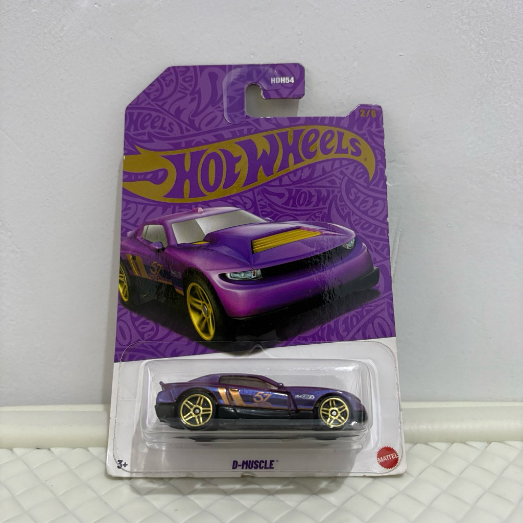Hot Wheels D Muscle Purple and Gold Series