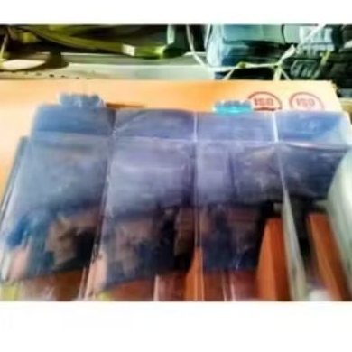 kotak mika 10x10x25 kotak mika 10x10x20 alas emas