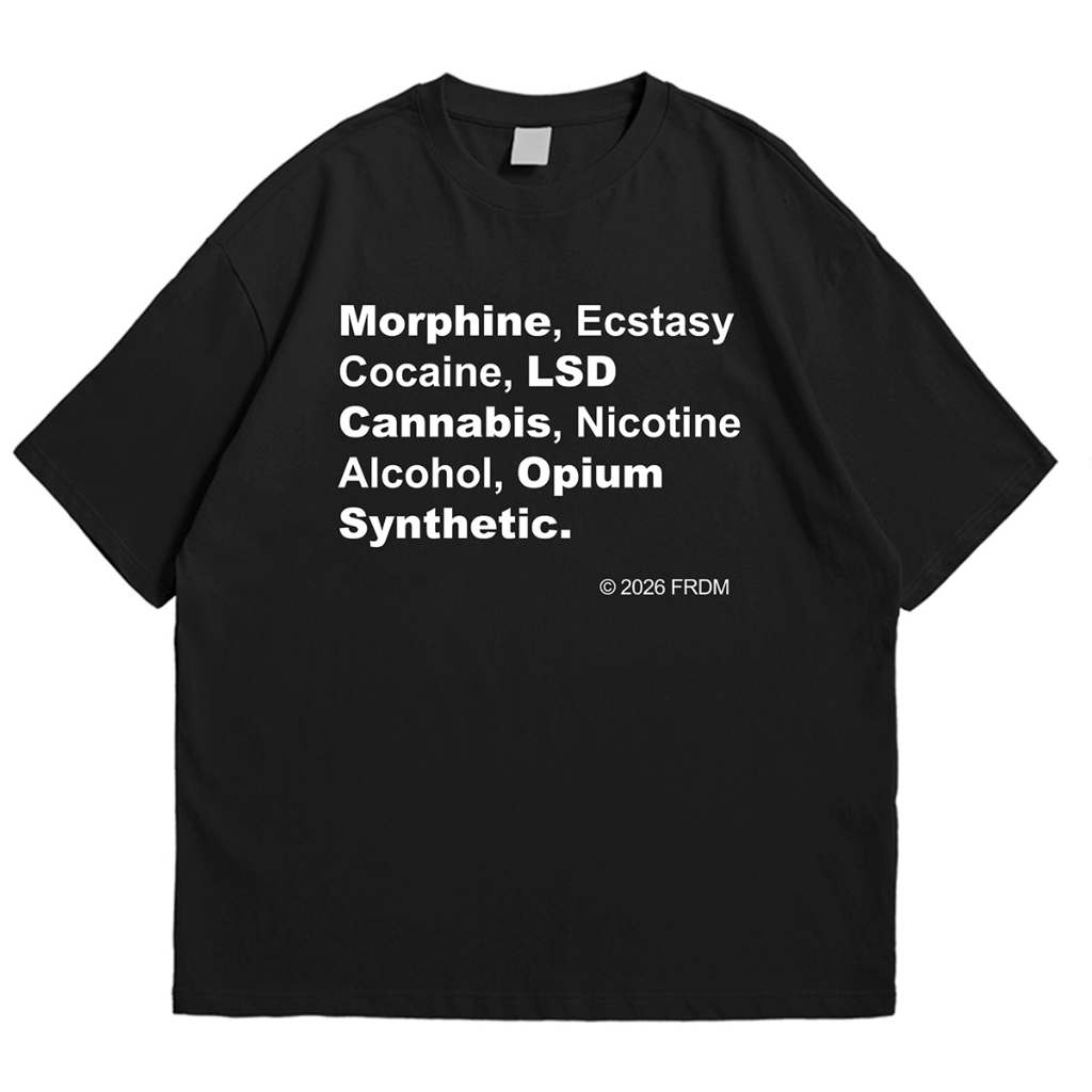 FRDM Streetwear T-Shirt Kaos Freedomwear Assortment Combed 24s