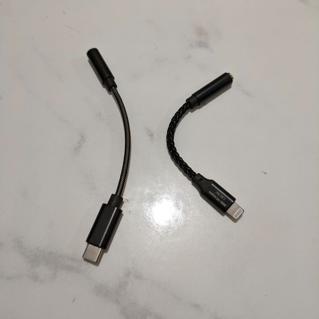 Dongle DAC Avani Type-C dan Jcally JM08L Lightning Second / Bekas