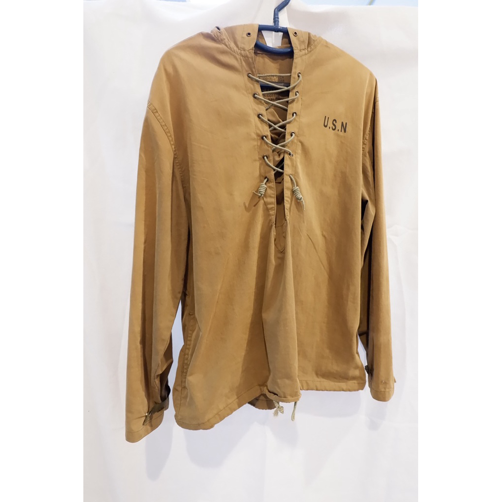 USN Anorak Jacket - Green Army (L)