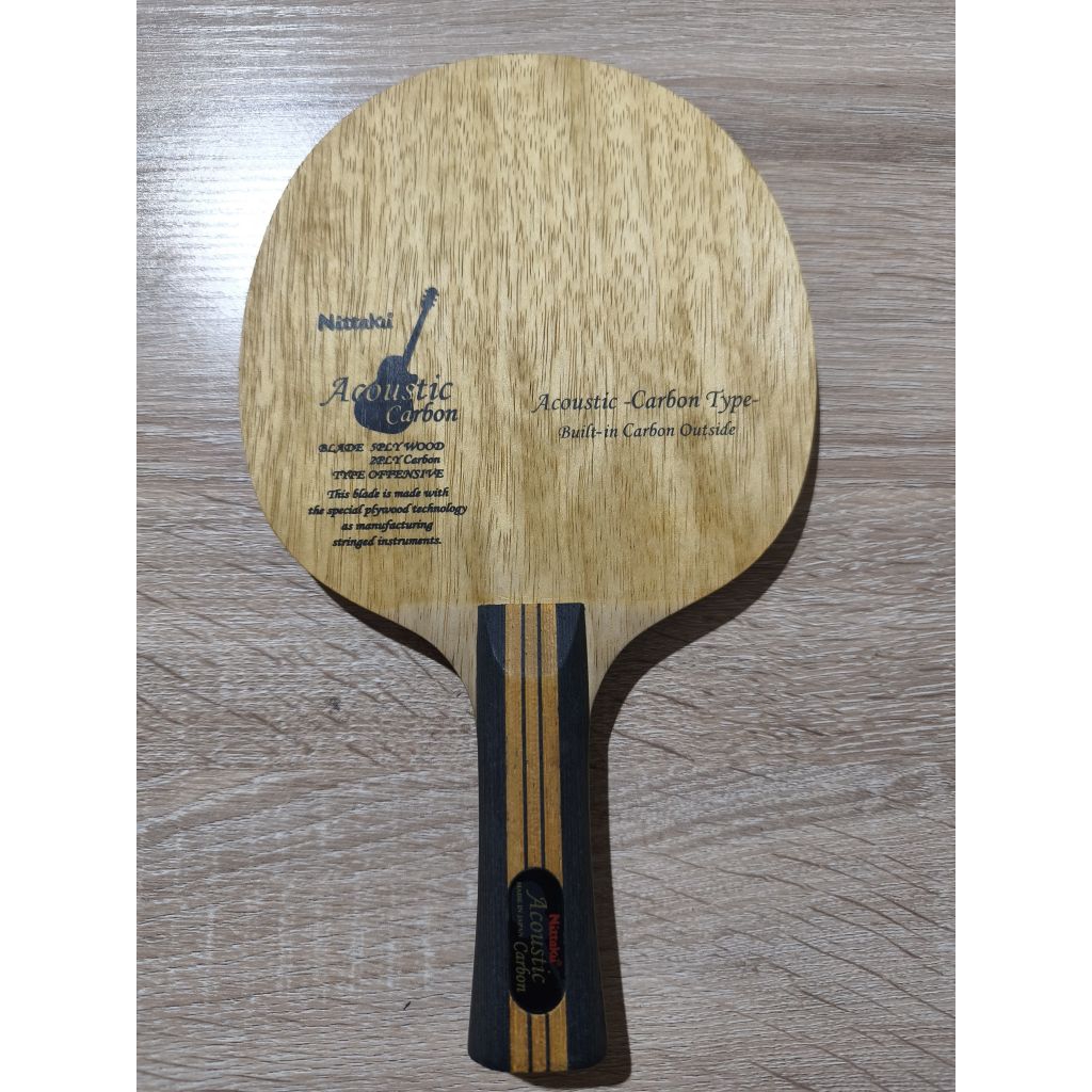 Nittaku Acoustic Carbon FL Second Japan