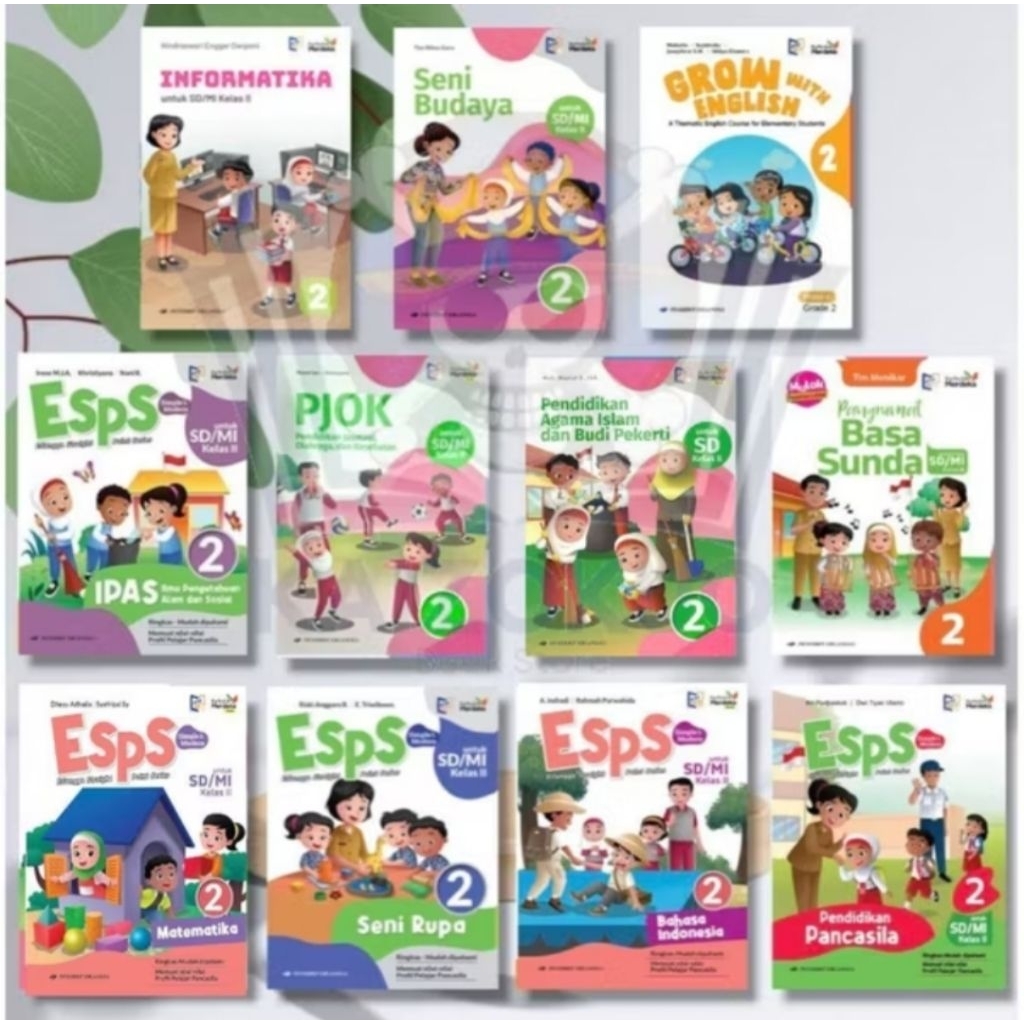 REVISI ESPS BUKU PAKET UNTUK SD KELAS 2 KURIKULUM MERDEKA, BAHASA INDONESIA, MATEMATIKA, PJOK, SENI 