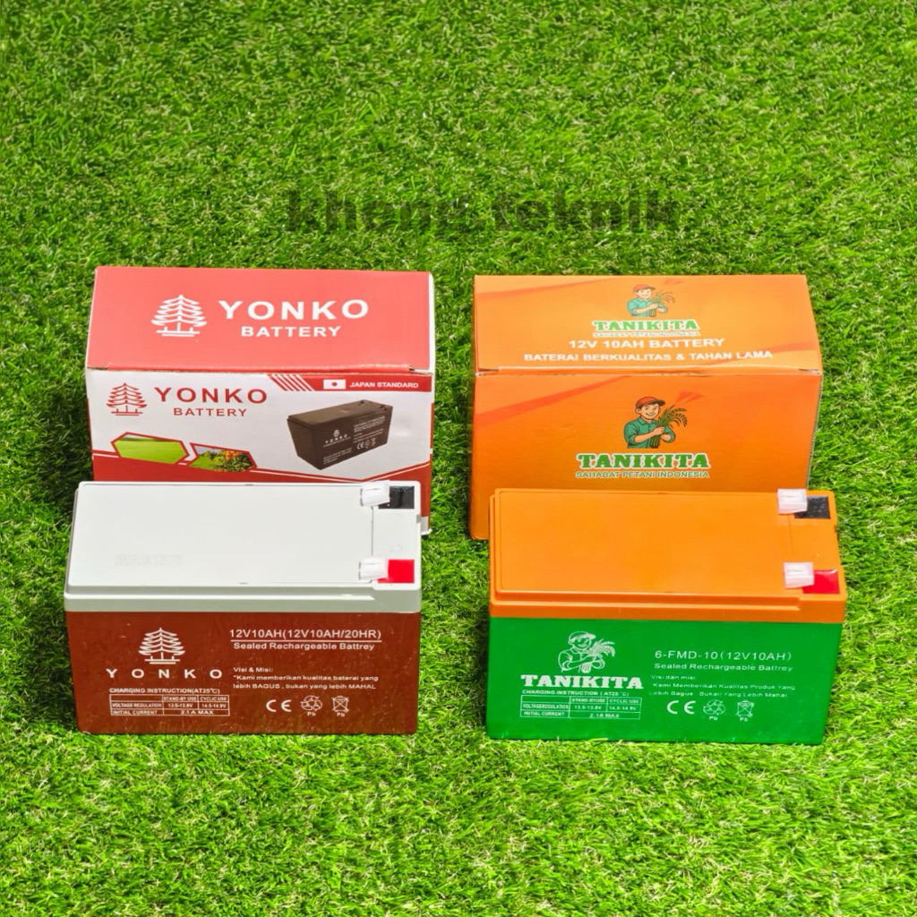 MURAH batre sprayer aki 10AH YONKO