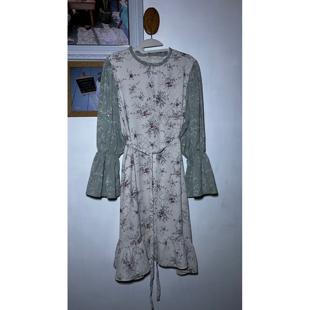 ET CETERA et cetera x Puru Kambera Printed Tunic IVORY SIZE 10